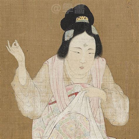 唐代仕女图合集欣赏，著名仕女画家周昉／张萱画作(表现贵妇)