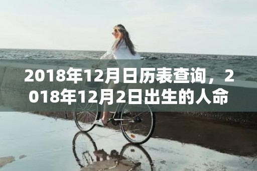 2018年12月日历表查询，2018年12月2日出生的人命好吗