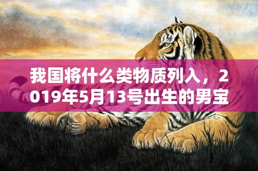 我国将什么类物质列入，2019年5月13号出生的男宝宝五行缺土要怎么样起名字