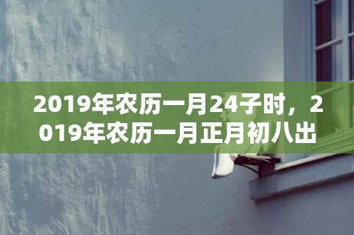 2019年农历一月24子时，2019年农历一月正月初八出生孩子名字推荐