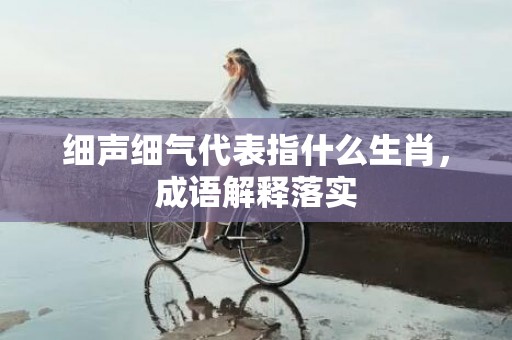 细声细气代表指什么生肖，成语解释落实