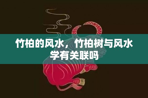 竹柏的风水，竹柏树与风水学有关联吗