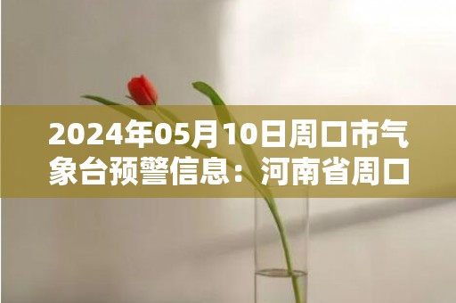 2024年05月10日周口市气象台预警信息：河南省周口市发布大风蓝色预警