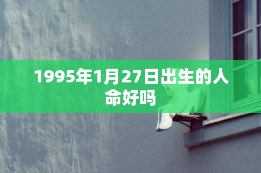 1995年1月27日出生的人命好吗