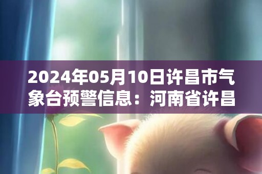 2024年05月10日许昌市气象台预警信息：河南省许昌市发布大风蓝色预警