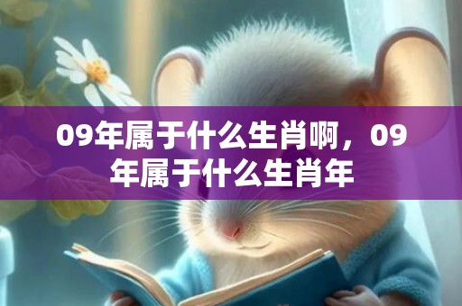 09年属于什么生肖啊，09年属于什么生肖年