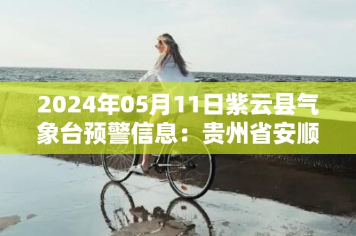 2024年05月11日紫云县气象台预警信息：贵州省安顺市紫云苗族布依族自治县发布冰雹橙色预警