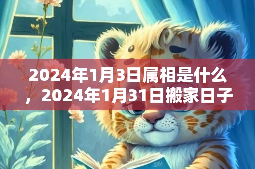 2024年1月3日属相是什么，2024年1月31日搬家日子好吗