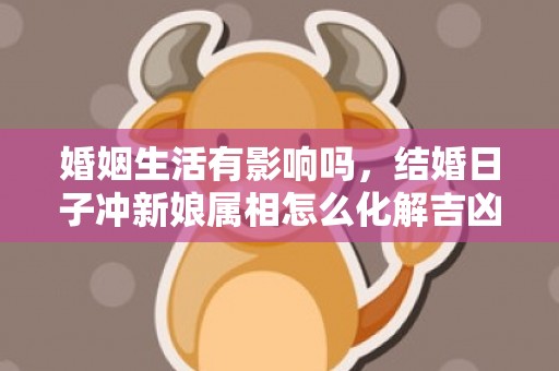 婚姻生活有影响吗，结婚日子冲新娘属相怎么化解吉凶，结婚方属相有什么讲究