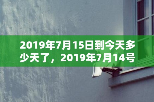 2019年7月15日到今天多少天了，2019年7月14号寅时出生的男孩怎么起名字