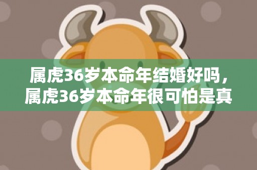 属虎36岁本命年结婚好吗，属虎36岁本命年很可怕是真的吗