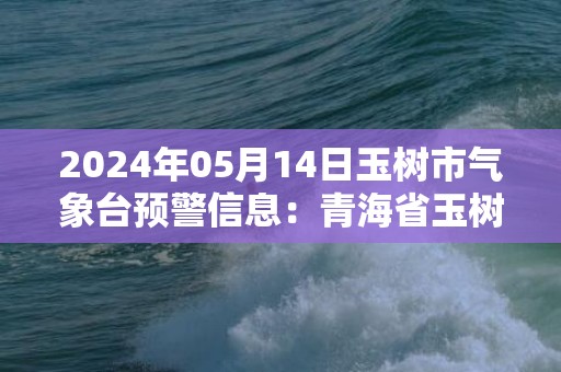 2024年05月14日玉树市气象台预警信息：青海省玉树藏族自治州发布雷电黄色预警