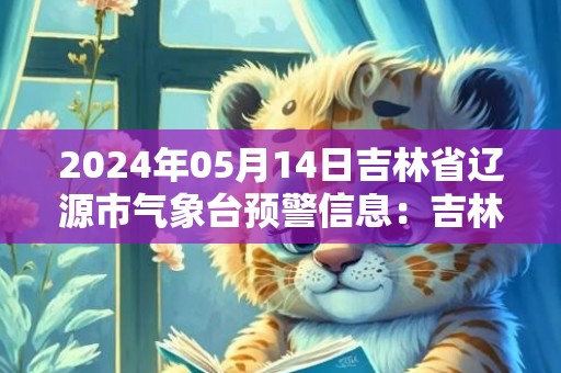 2024年05月14日吉林省辽源市气象台预警信息：吉林省辽源市发布大风蓝色预警