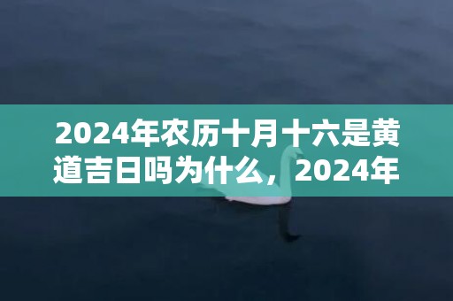 2024年农历十月十六是黄道吉日吗为什么，2024年农历十月十三出生属于哪个星座