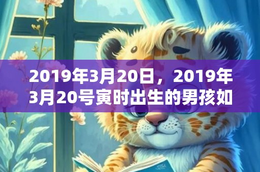 2019年3月20日，2019年3月20号寅时出生的男孩如何起名