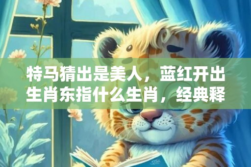 特马猜出是美人，蓝红开出生肖东指什么生肖，经典释义