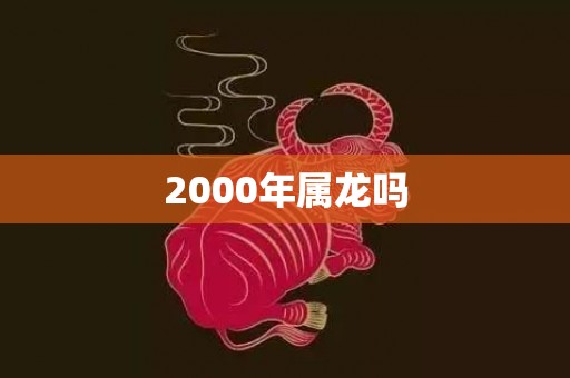 2000年属龙吗