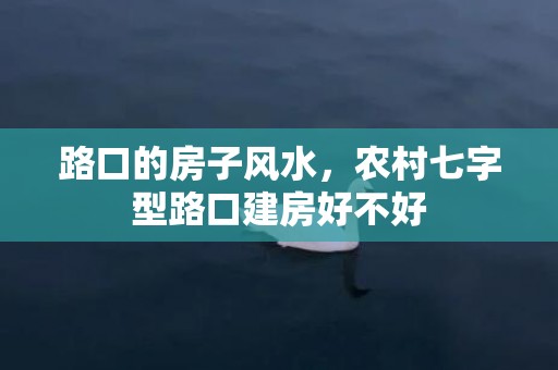 路口的房子风水，农村七字型路口建房好不好