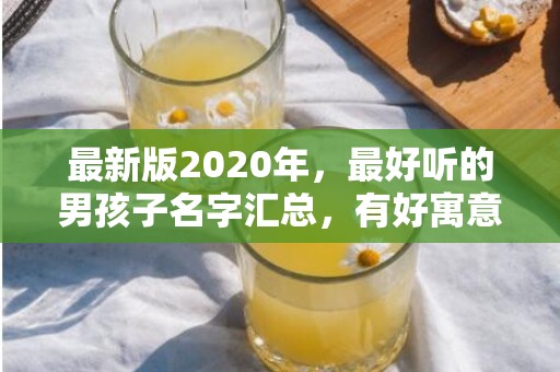 最新版2020年，最好听的男孩子名字汇总，有好寓意的名字