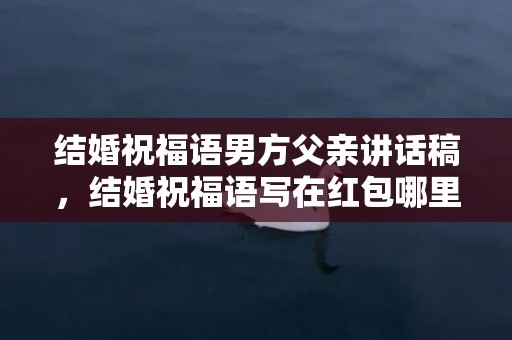 结婚祝福语男方父亲讲话稿，结婚祝福语写在红包哪里