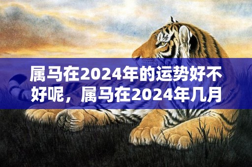 属马在2024年的运势好不好呢，属马在2024年几月比较倒霉