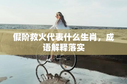 假阶救火代表什么生肖，成语解释落实插图