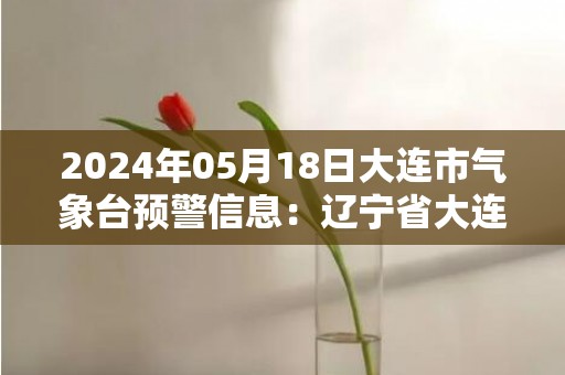 2024年05月18日大连市气象台预警信息：辽宁省大连市发布海上大雾橙色预警