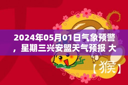 2024年05月01日气象预警，星期三兴安盟天气预报 大部晴