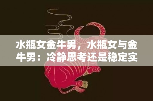 水瓶女金牛男，水瓶女与金牛男：冷静思考还是稳定实践？