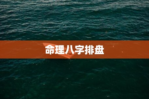 命理八字排盘