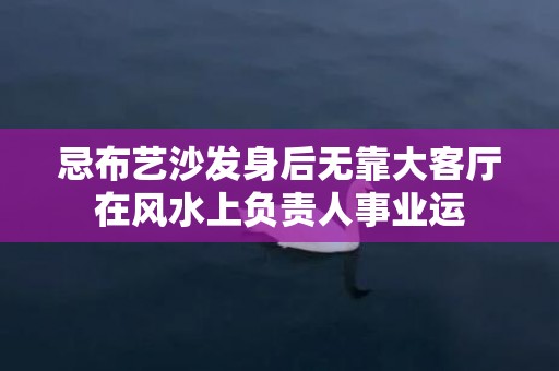 忌布艺沙发身后无靠大客厅在风水上负责人事业运