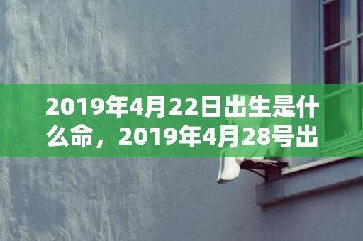 2019年4月22日出生是什么命，2019年4月28号出生的女宝宝五行缺木有哪些推荐好名