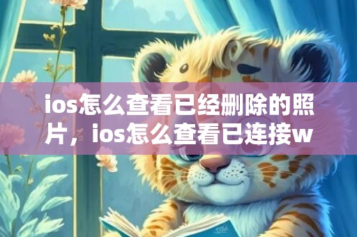 ios怎么查看已经删除的照片，ios怎么查看已连接wifi密码