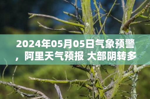 2024年05月05日气象预警，阿里天气预报 大部阴转多云