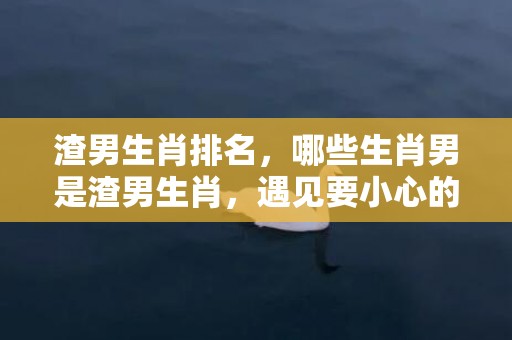 渣男生肖排名，哪些生肖男是渣男生肖，遇见要小心的男生