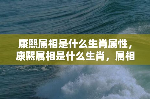 康熙属相是什么生肖属性，康熙属相是什么生肖，属相马的守护菩萨