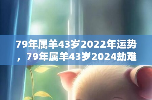 79年属羊43岁2022年运势，79年属羊43岁2024劫难