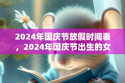 2024年国庆节放假时间表，2024年国庆节出生的女孩取名大全