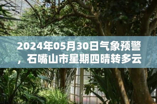 2024年05月30日气象预警，石嘴山市星期四晴转多云最高气温30℃