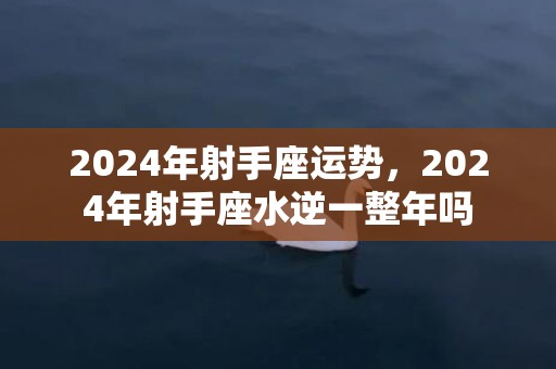 2024年射手座运势，2024年射手座水逆一整年吗