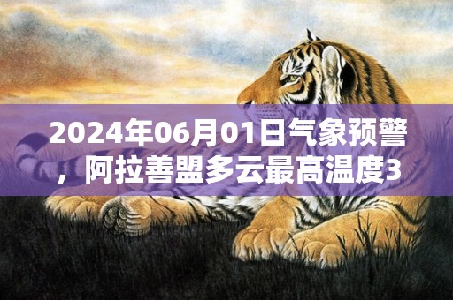 2024年06月01日气象预警，阿拉善盟多云最高温度34℃