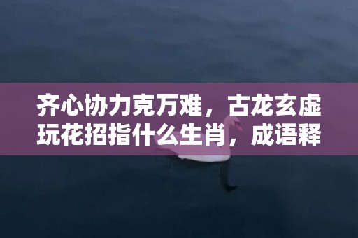 齐心协力克万难，古龙玄虚玩花招指什么生肖，成语释义解释落实插图