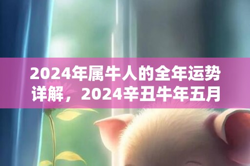 2024年属牛人的全年运势详解，2024辛丑牛年五月十五当天黄历好吗