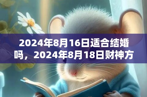 2024年8月16日适合结婚吗，2024年8月18日财神方位查询