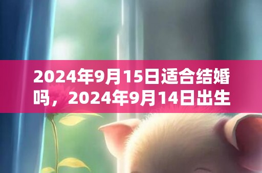 2024年9月15日适合结婚吗，2024年9月14日出生男宝宝乳名怎么取