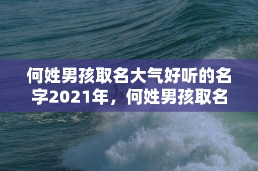 何姓男孩取名大气好听的名字2021年，何姓男孩取名大气好听的名字