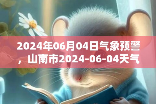 2024年06月04日气象预警，山南市2024-06-04天气预报 大部阵雨转阴