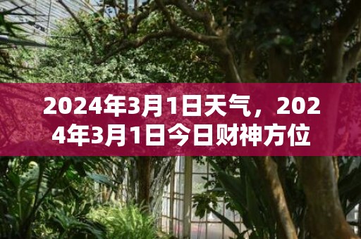 2024年3月1日天气，2024年3月1日今日财神方位