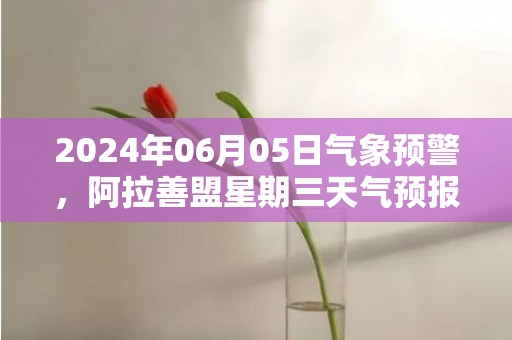 2024年06月05日气象预警，阿拉善盟星期三天气预报 大部晴