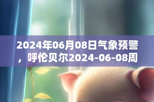 2024年06月08日气象预警，呼伦贝尔2024-06-08周六多云转晴最高温度25℃